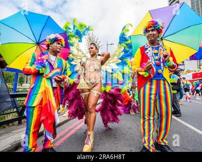 London, UK. 1st July, 2023. The annual Pride in London parade and festival as part of Pride Month. Credit: Guy Bell/Alamy Live News Stock Photo