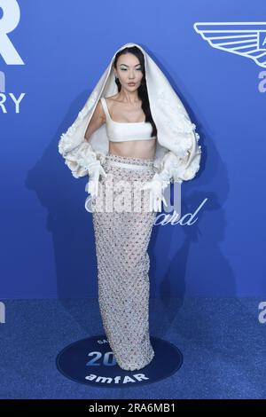 Jessica Wang attends the amfAR Gala Cannes 2023 during the 76th Cannes