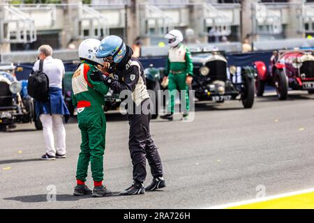 Le Mans, France. 01st July, 2023. ambiance, during the Le Mans Classic 2023 from July 1 to 3, 2023 on the Circuit des 24 Heures du Mans, in Le Mans, France - Photo Damien Saulnier/DPPI Credit: DPPI Media/Alamy Live News Stock Photo