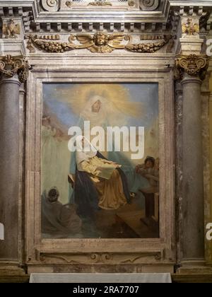 St. Catherine Chapel by Arturo Viligiardi, Chiusi Cathedral Stock Photo