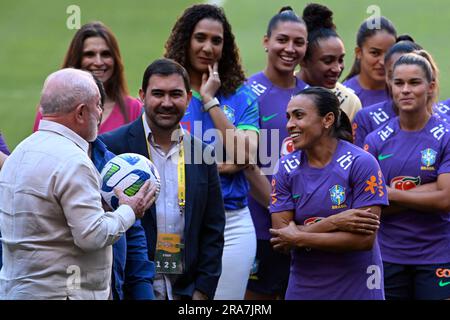 Brazilian player Monica during the match between Brazil (BRA) and China  (CHI) for Group E of the Olympic Women's Football, during the Olympic Games  Rio 2016 on August 3, 2016. (Photo by