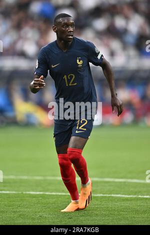 PARIS, FRANCE - JUNE 19: Randal Kolo Muani of France controls ball