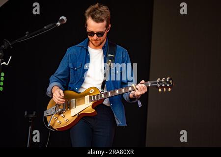 1st July 2023 London UK Aly & AJ performs at Day Five  of American Express Presents BST Hyde Park in London, United, Kingdom. Credit: glamourstock/Alamy Live News Stock Photo