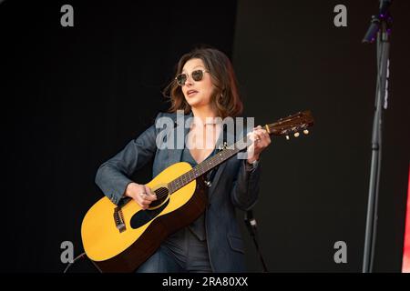 1st July 2023 London UK Aly & AJ performs at Day Five  of American Express Presents BST Hyde Park in London, United, Kingdom. Credit: glamourstock/Alamy Live News Stock Photo