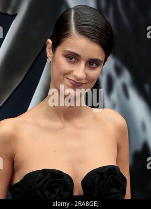 Anya Chalotra attending the UK premiere of The Witcher season 3, at the