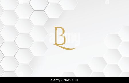 BL, LB, B, L, Abstract Letters Logo Monogram Stock Vector