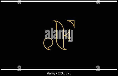 JF, FJ, Abstract Letters Logo Monogram Stock Vector
