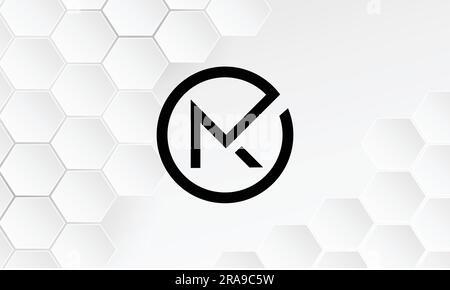 MX, XM, Abstract Letters Logo Monogram Stock Vector