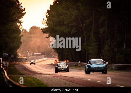 Le Mans, France. 01st July, 2023. action during the Le Mans Classic 2023 from July 1 to 3, 2023 on the Circuit des 24 Heures du Mans, in Le Mans, France - Photo Damien Saulnier/DPPI Credit: DPPI Media/Alamy Live News Stock Photo