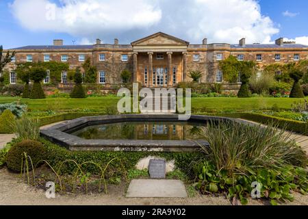 Hillsborough Palace, an Irish government building and royal residence, County Down, Northern Ireland. Stock Photo