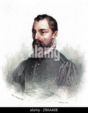 OLIVIER DE SERRES French agriculturist     Date: 1539 - 1619 Stock Photo