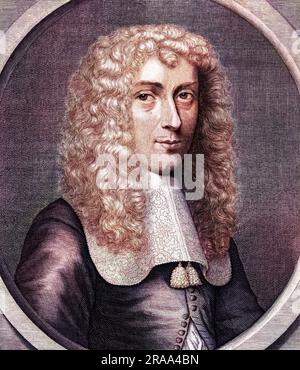 EZECHIEL SPANHEIM Swiss-German statesman and scholar     Date: 1629 - 1710 Stock Photo