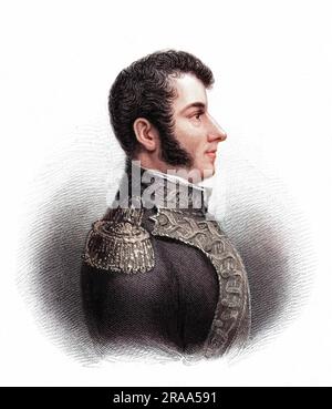 GUADALUPE VICTORIA (Manuel Felix Fernandez) Mexican soldier and statesman     Date: 1789 - 1843 Stock Photo