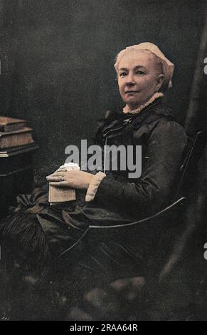 CHARLOTTE MARY YONGE writer, author of 'The heir of Redclyffe', 'The little duke', 'The daisy chain', 'The dove in the eagle's nest' and many more.     Date: 1823 - 1901 Stock Photo