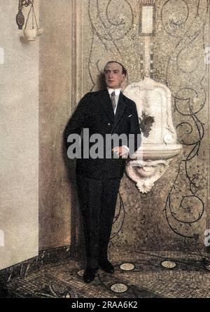 HENRY (or Henri) BATAILLE French playwright, author of 'La femme nue' and 'La vierge folle' among others. in 1913.     Date: 1872 - 1922 Stock Photo