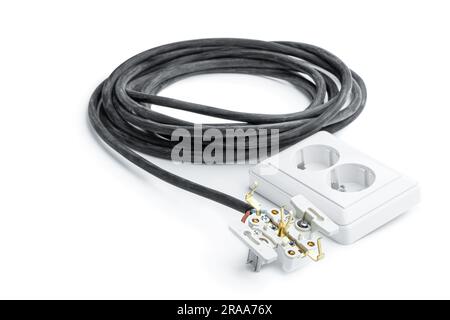 high-voltage-wire-hank-with-european-gang-power-outlet-with-crimping