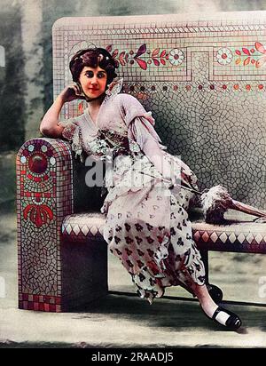 TAMARA KARSAVINA Russian ballet dancer in 1914.     Date: 1914 Stock Photo