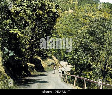 Simla (Shimla), Himachal Pradesh, India.     Date: circa 1890s Stock Photo