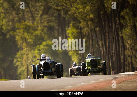 23 GRAIGNIC (fra), BRUNNER (fra), Bugatti T35 B 1926, action during the Le Mans Classic 2023 from July 1 to 3, 2023 on the Circuit des 24 Heures du Mans, in Le Mans, France - Photo Antonin Vincent/DPPI Credit: DPPI Media/Alamy Live News Stock Photo