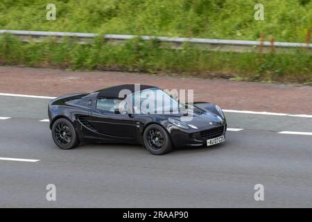 2007 Lotus Elise S VVTL-I Black Car Roadster Petrol 1794 cc Stock Photo