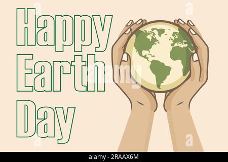 World Earth day vector illustration Stock Vector