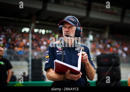 Spielberg, Autriche. 02nd July, 2023. NEWEY Adrian (gbr), Chief Technical Officer of Red Bull Racing, portrait during the 2023 Formula 1 Rolex Grosser Preis von Osterreich, 2023 Austrian Grand Prix, 9th round of the 2023 Formula One World Championship from June 30 to July 2, 2023 on the Red Bull Ring, in Spielberg, Austria - Photo Florent Gooden/DPPI Credit: DPPI Media/Alamy Live News Stock Photo