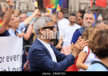 The annual Pride march in London 2023, UK Stock Photo