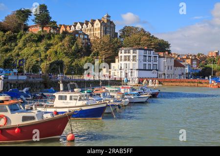 Pent Basin, Folkestone Harbour, Kent, UK Stock Photo