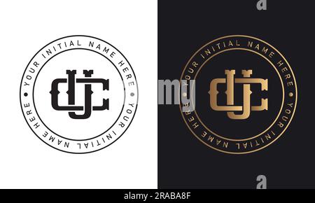 Luxury CU or UC Initial Monogram Text Letter Logo Design Interlocking CU Streetwear Monogram Fashion Monogram Stock Vector