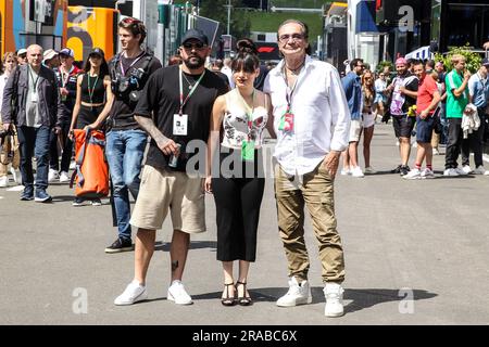 SPIELBERG, Austria. 2nd July, 2023. Vip guests, F1 at the Red Bull Ring, Oesterreich Ring, Formula One, AUSTRIAN Grand Prix, Grosser Preis von OESTERREICH, GP d'Autriche, Motorsport, Formel1, Fee liable image, Copyright © Udo STIEFEL/ATP images (STIEFEL Udo/ATP/SPP) Credit: SPP Sport Press Photo. /Alamy Live News Stock Photo