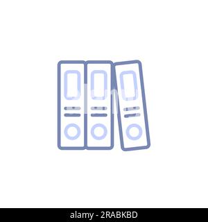 Managing Archive History with a Stackfolder System Stock Vector