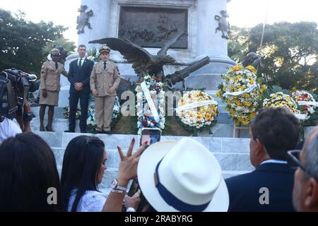 Salvador, Brazil. 02nd July, 2023. Celebrations of the Bicentennial of Independence of Brazil in Bahia, this Sunday, (02), in Salvador, (BA). Credit: Mauro Akin Nassor/FotoArena/Alamy Live News Stock Photo