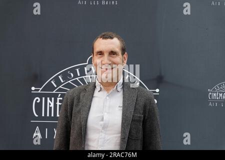 Aix-Les-Bains, 2023.8th June, 2023. Zinedine Soualem, actor, attends the French Film and Gastronomy Festival in Aix-Les-Bains, France. Stock Photo
