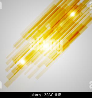 Golden straight lines abstract background, stock vector Stock Vector