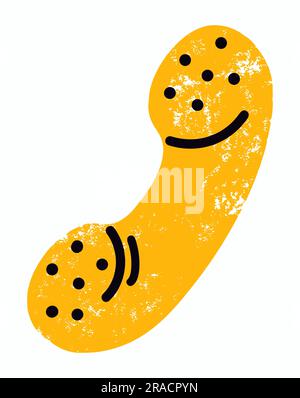 social media icons cartoon hand drawn Stock Vector