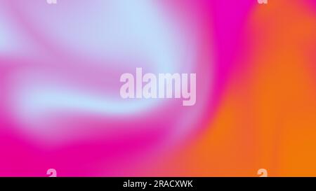 Abstract gradient. Trendy vibrant texture, fashion textile, neon colour, ambient design, screen saver. 3D rendering. Stock Photo