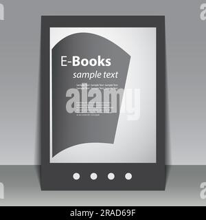 Flyer or Cover Design - E-Books Stock Vector
