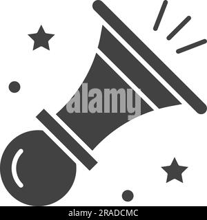 Air Horn Icon image. Suitable for mobile application. Stock Vector