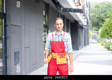 Young warehouse worker do some stock check Stock Photo