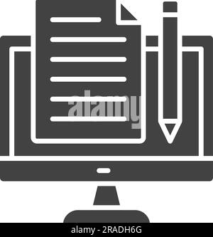 Content Creator Icon image. Suitable for mobile application. Stock Vector