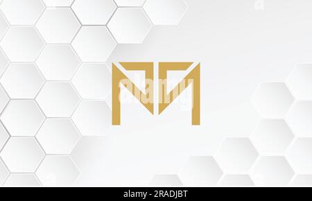 M T, T M, Abstract Letters Logo Monogram Stock Vector