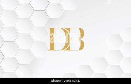 DB, BD, Abstract Letters Logo Monogram Stock Vector