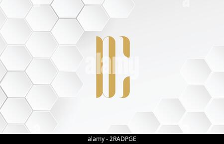 DC, CD, Abstract Letters Logo Monogram Stock Vector
