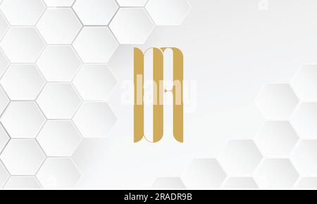 DA, AD, Abstract Letters Logo Monogram Stock Vector