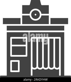 Photo Booth Icon image. Suitable for mobile application. Stock Vector