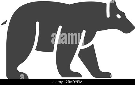 Polar Bear Icon image. Suitable for mobile application. Stock Vector