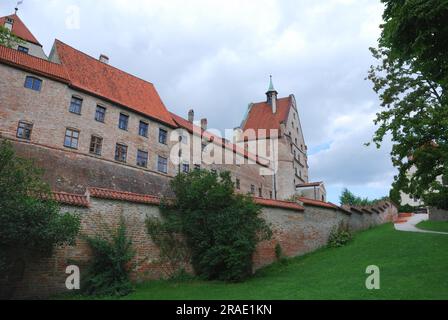 Historic Trausnitz castle in Landshut Stock Photo