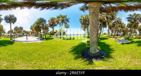 360 degree panoramic view of 360 photo Flagler Park Stuart Florida