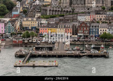 Cobh, Ireland, EU. 9 June 2023. An overview of the scenic coastal town and port of Cobh in Ireland Stock Photo