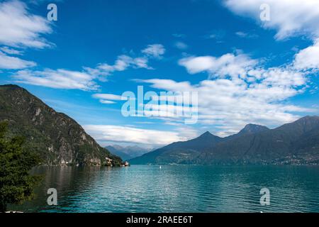 Amazing nature view with fjord and mountains. Beautiful reflection. Location: Scandinavian Mountains, Norway. Artistic picture. Beauty world. The feel Stock Photo